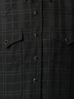 Saint Laurent checked slim-fit shirt