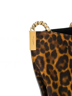 Saint Laurent medium Suzanne leopard print tote bag