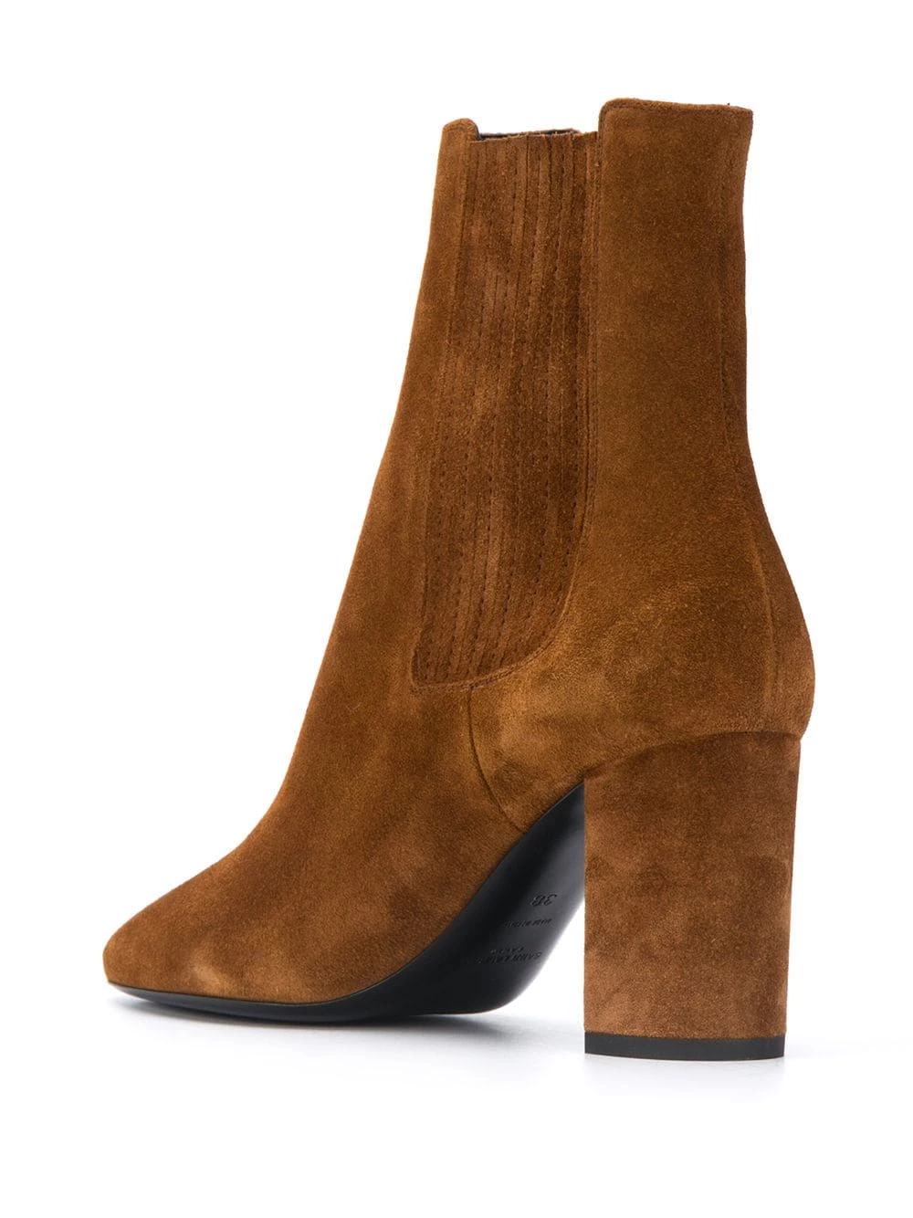 Saint Laurent almond toe ankle boots