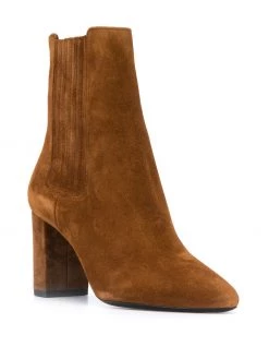 Saint Laurent almond toe ankle boots