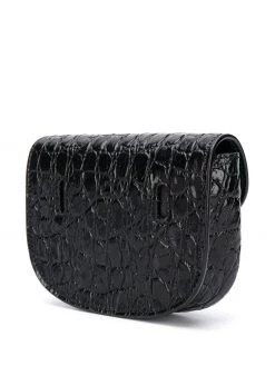 Saint Laurent Kaia crocodile-effect belt bag