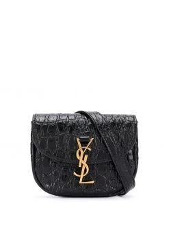 Saint Laurent Kaia crocodile-effect belt bag