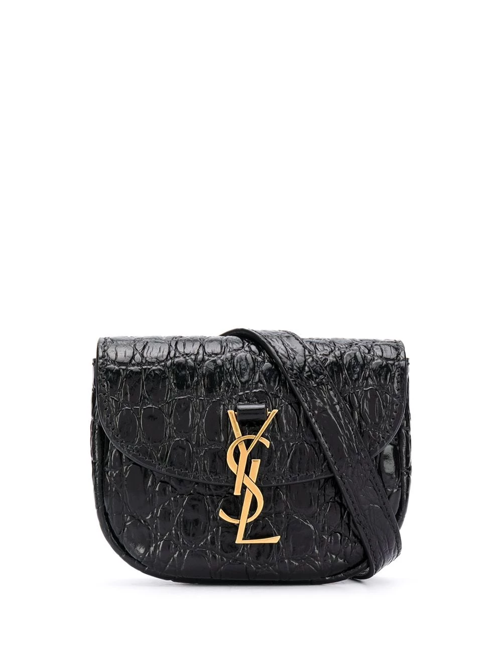 Saint Laurent Kaia crocodile-effect belt bag