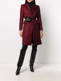 Saint Laurent Kaia crocodile-effect belt bag