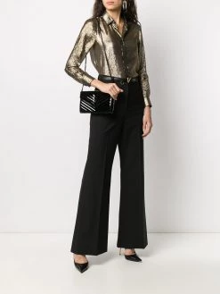 Saint Laurent monogram quilted wallet-on-chain