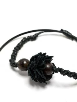 Saint Laurent braided lotus bracelet