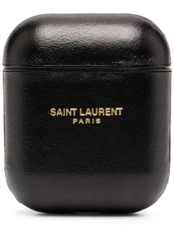 Saint Laurent logo airpods case