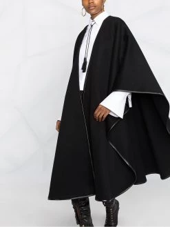 Saint Laurent oversized poncho cape coat
