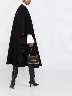 Saint Laurent oversized poncho cape coat