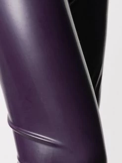 Saint Laurent high-waisted latex leggings