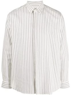 Saint Laurent striped fitted shirt