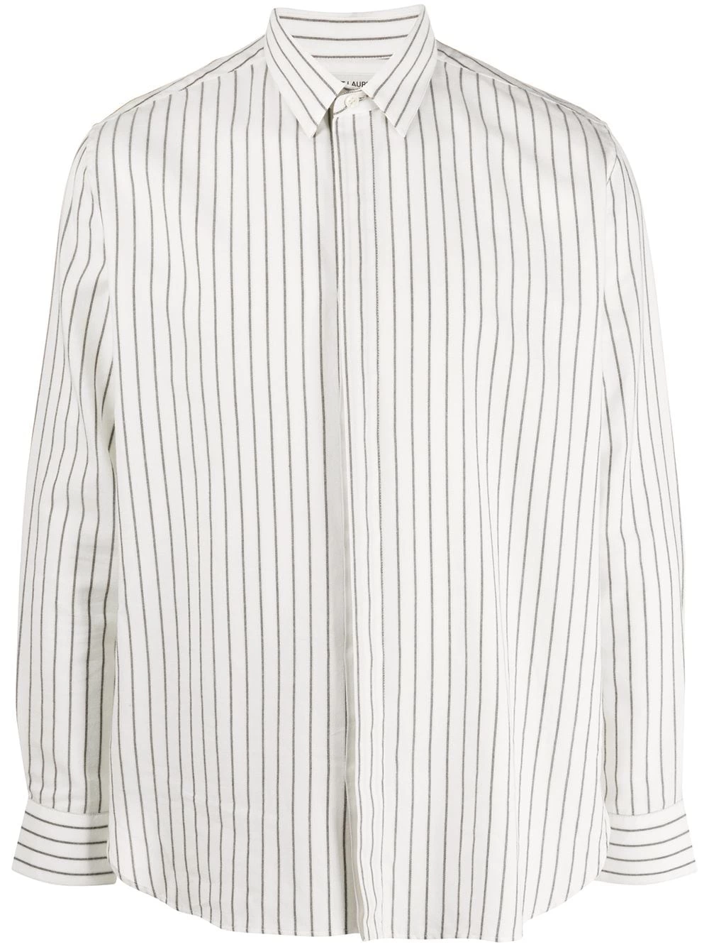 Saint Laurent striped fitted shirt