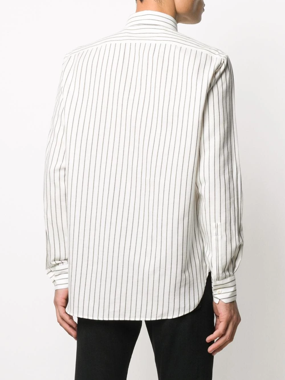 Saint Laurent striped fitted shirt
