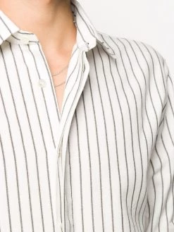 Saint Laurent striped fitted shirt