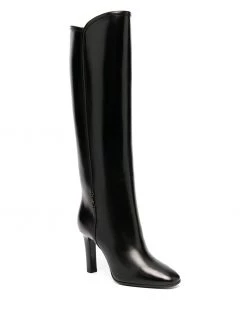 Saint Laurent Jane monogram leather boots