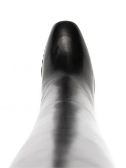 Saint Laurent Jane monogram leather boots