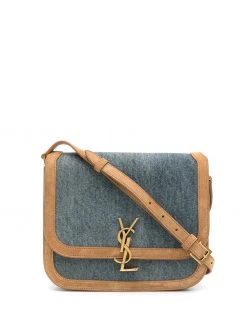 Saint Laurent Solferino denim shoulder bag