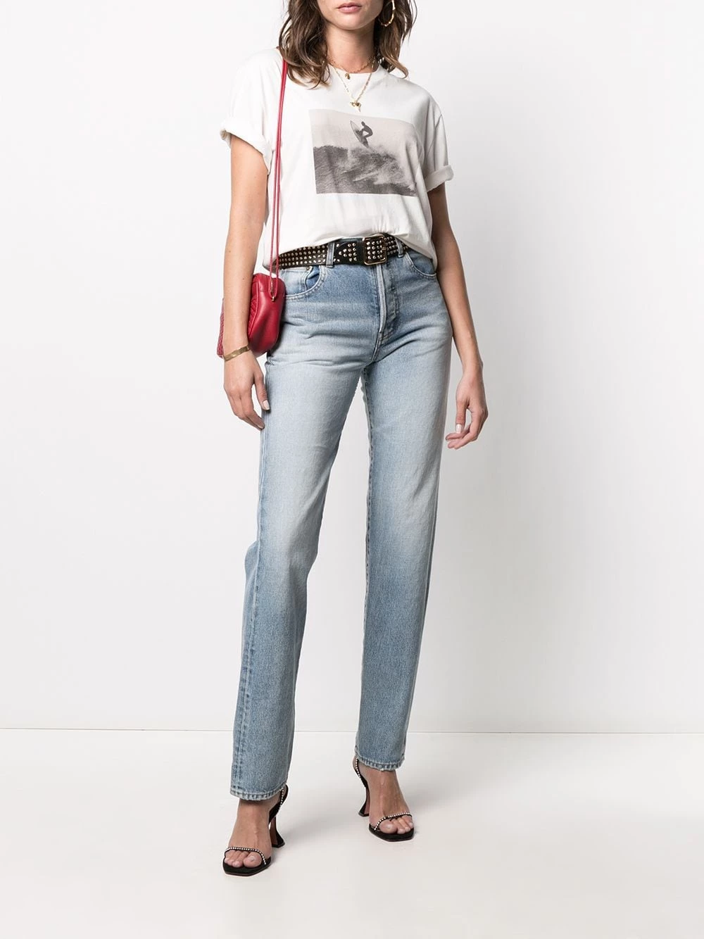 Saint Laurent graphic-print T-shirt