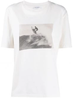 Saint Laurent graphic-print T-shirt