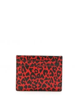 Saint Laurent leopard-print cardholder