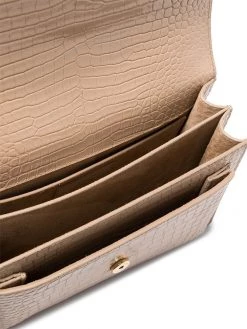 Saint Laurent Sunset medium crocodile embossed bag