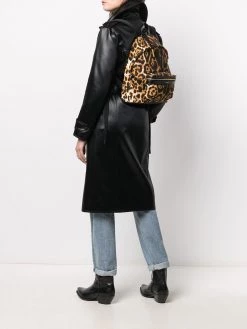 Saint Laurent leopard-print backpack