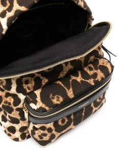 Saint Laurent leopard-print backpack