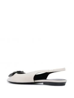 Saint Laurent Anais slingback pointed-toe flats
