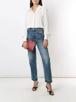 Saint Laurent leopard-print clutch bag