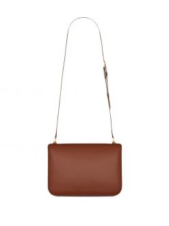 Saint Laurent debossed-logo crossbody bag