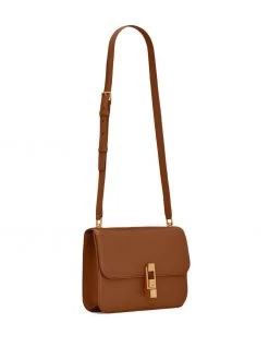 Saint Laurent debossed-logo crossbody bag