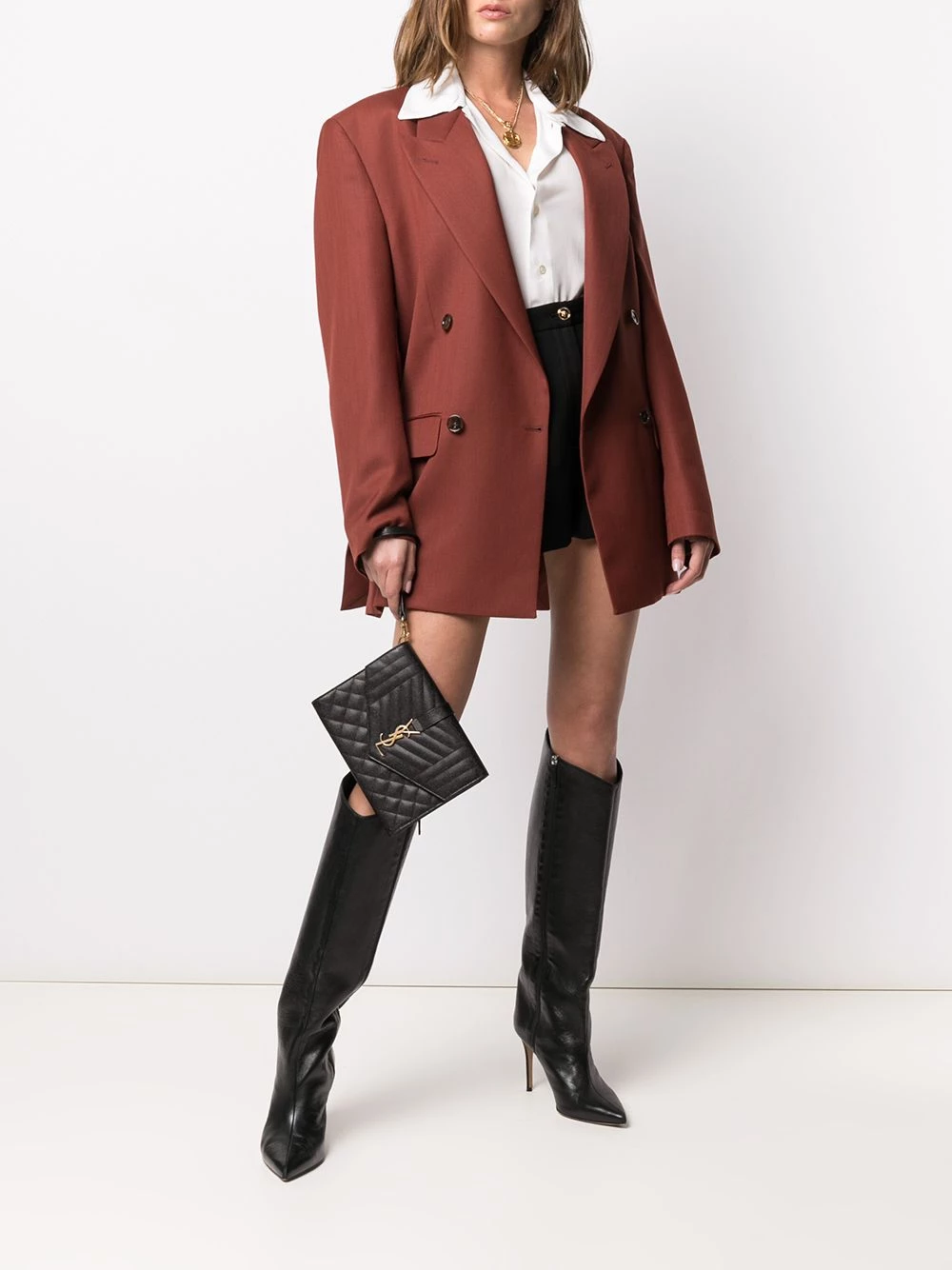 Saint Laurent monogram pouch bag