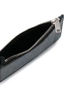 Saint Laurent leaf-print cardholder