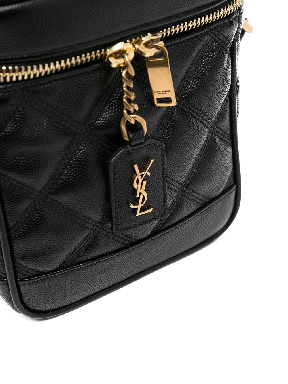 Saint Laurent quilted vanity bag