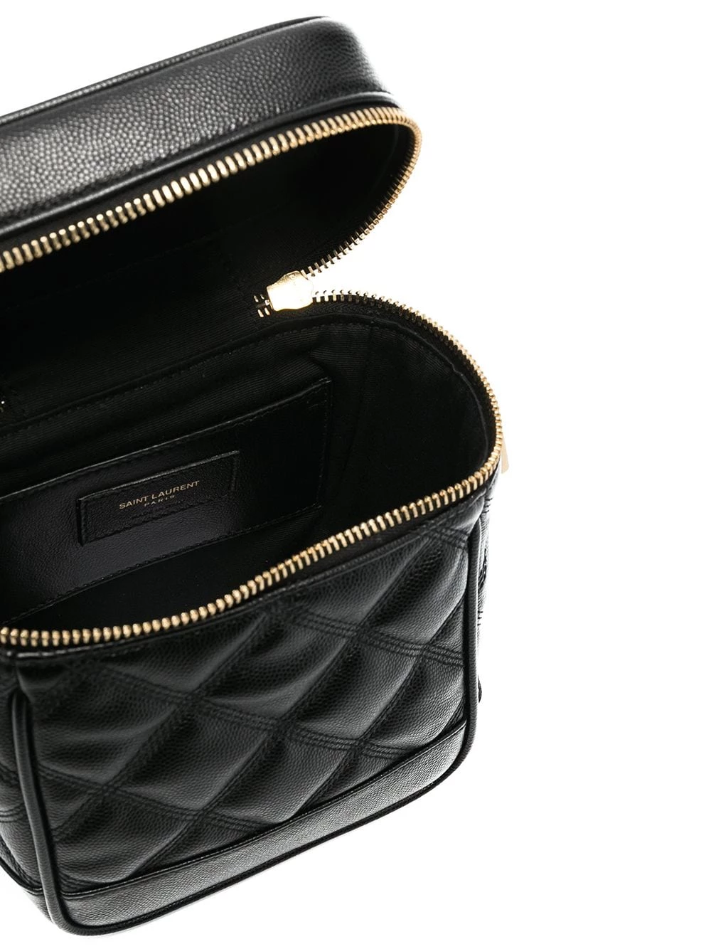 Saint Laurent quilted vanity bag
