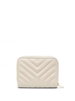 Saint Laurent matelassé compact wallet