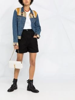 Saint Laurent bouclé shoulder bag