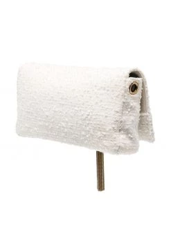 Saint Laurent bouclé shoulder bag