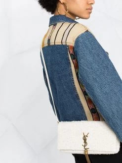 Saint Laurent bouclé shoulder bag