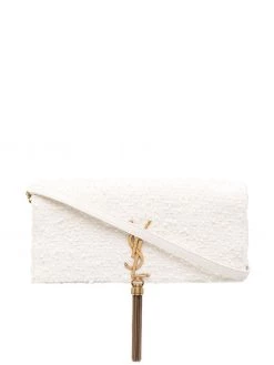 Saint Laurent bouclé shoulder bag
