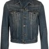 Saint Laurent fitted button-front denim jacket