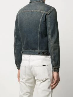 Saint Laurent fitted button-front denim jacket