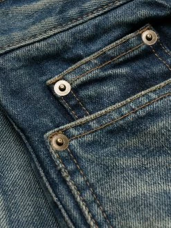 Saint Laurent whiskering-effect skinny jeans