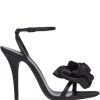 Saint Laurent appliqué-detail open-toe sandals