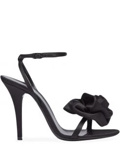 Saint Laurent appliqué-detail open-toe sandals