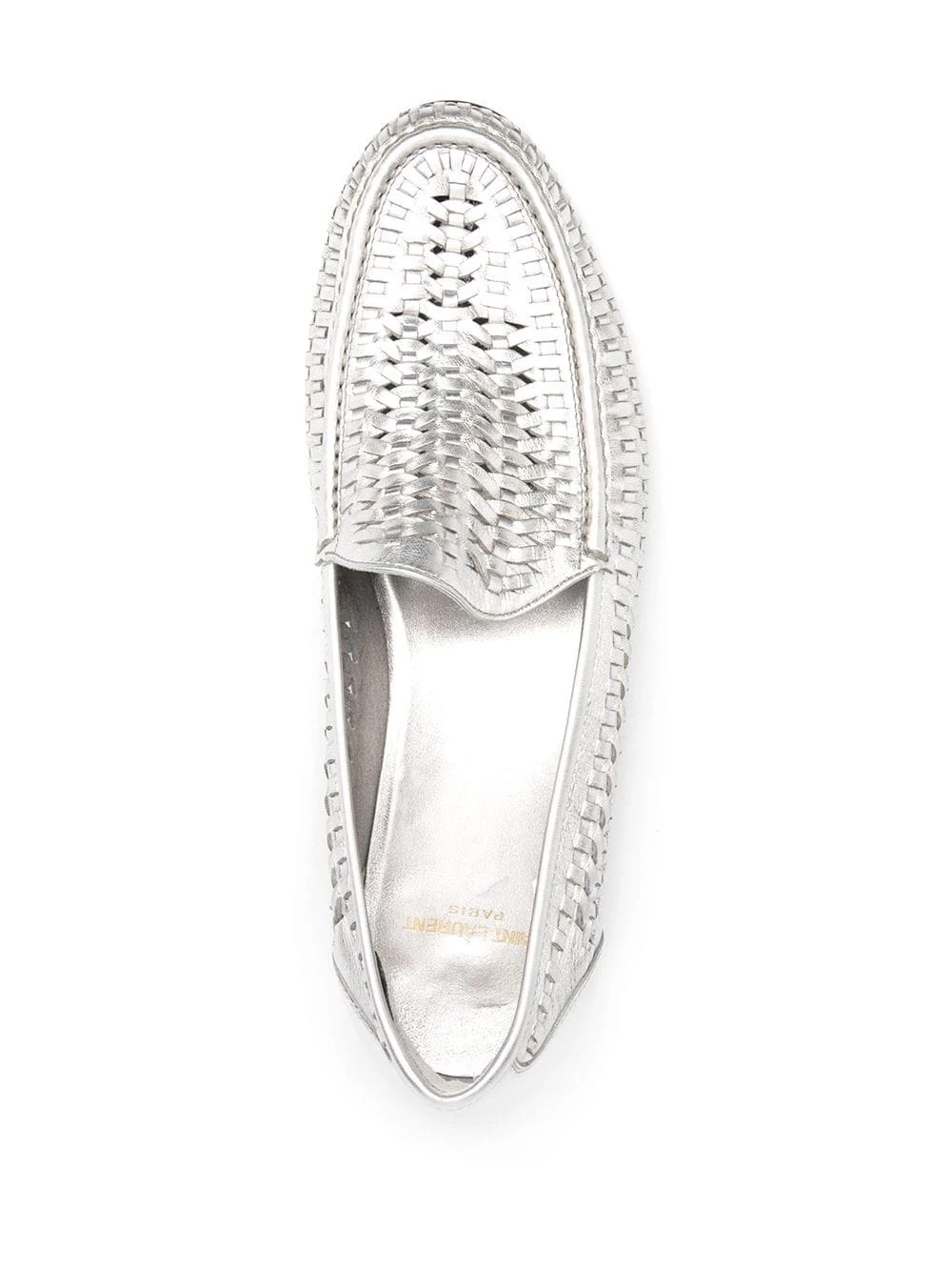 Saint Laurent interwoven low-heel loafers
