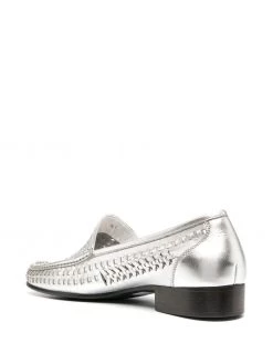 Saint Laurent interwoven low-heel loafers