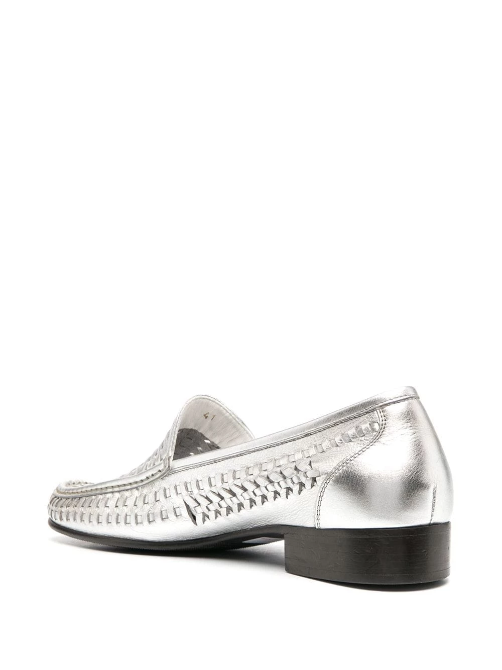 Saint Laurent interwoven low-heel loafers