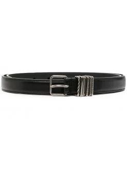 Saint Laurent leather buckle belt