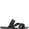 Saint Laurent rope-detail slip-on sandals